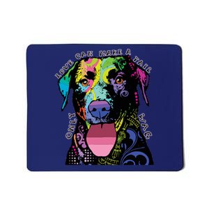 Only Love Can Make A Tail Wag Dog Mousepad