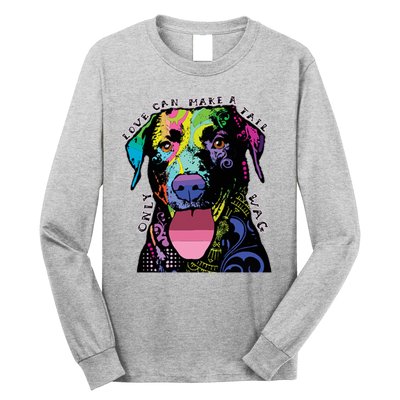 Only Love Can Make A Tail Wag Dog Long Sleeve Shirt