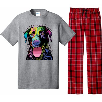 Only Love Can Make A Tail Wag Dog Pajama Set