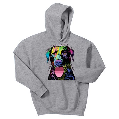 Only Love Can Make A Tail Wag Dog Kids Hoodie