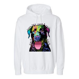 Only Love Can Make A Tail Wag Dog Garment-Dyed Fleece Hoodie