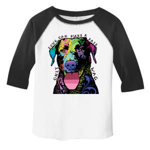 Only Love Can Make A Tail Wag Dog Toddler Fine Jersey T-Shirt