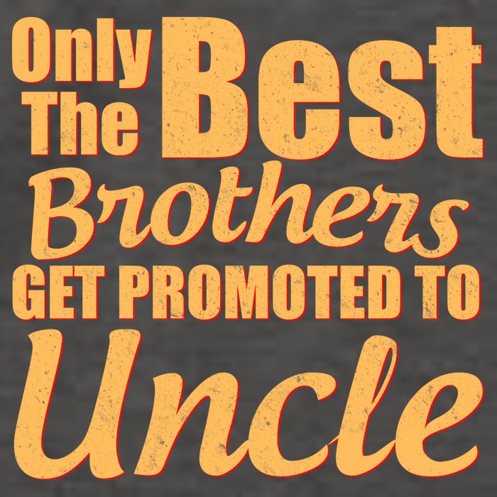 Only The Best Brother Get Promoted To Uncle New Baby Vector Backpack