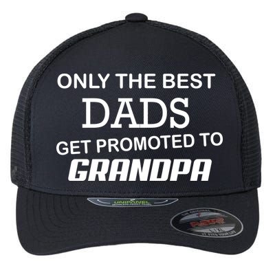 Only The Best Dads Could Get Promoted To Grandpas Flexfit Unipanel Trucker Cap