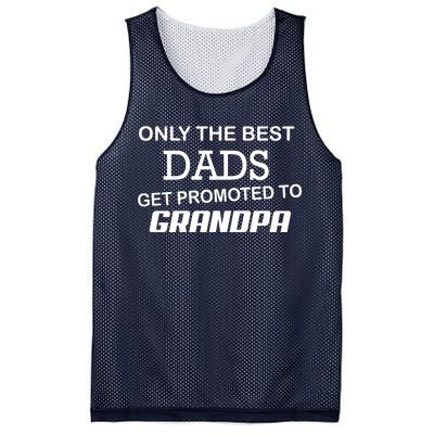 Only The Best Dads Could Get Promoted To Grandpas Mesh Reversible Basketball Jersey Tank