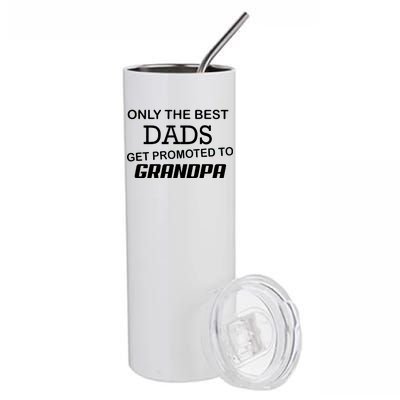 Only The Best Dads Could Get Promoted To Grandpas Stainless Steel Tumbler