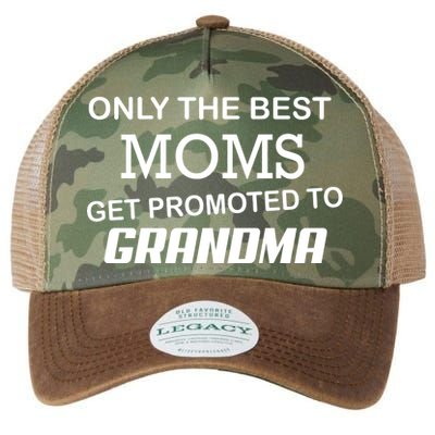 Only The Best Moms Get Promoted To Grandma Legacy Tie Dye Trucker Hat