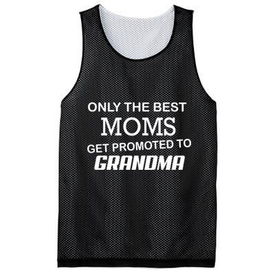 Only The Best Moms Get Promoted To Grandma Mesh Reversible Basketball Jersey Tank