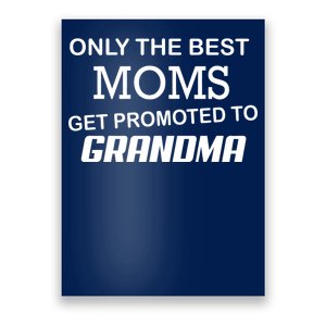 Only The Best Moms Get Promoted To Grandma Poster