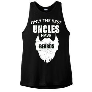 Only The Best Uncles Have Beards Ladies PosiCharge Tri-Blend Wicking Tank