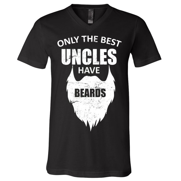 Only The Best Uncles Have Beards V-Neck T-Shirt