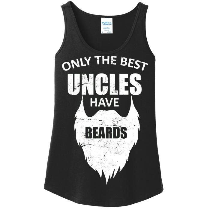 Only The Best Uncles Have Beards Ladies Essential Tank