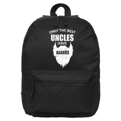 Only The Best Uncles Have Beards 16 in Basic Backpack