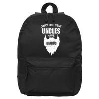 Only The Best Uncles Have Beards 16 in Basic Backpack