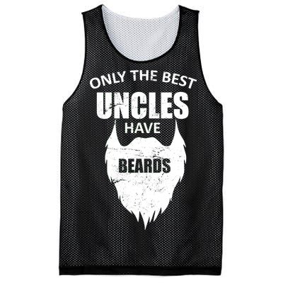 Only The Best Uncles Have Beards Mesh Reversible Basketball Jersey Tank