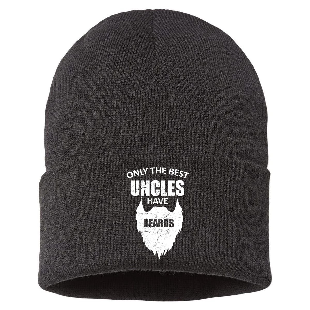 Only The Best Uncles Have Beards Sustainable Knit Beanie