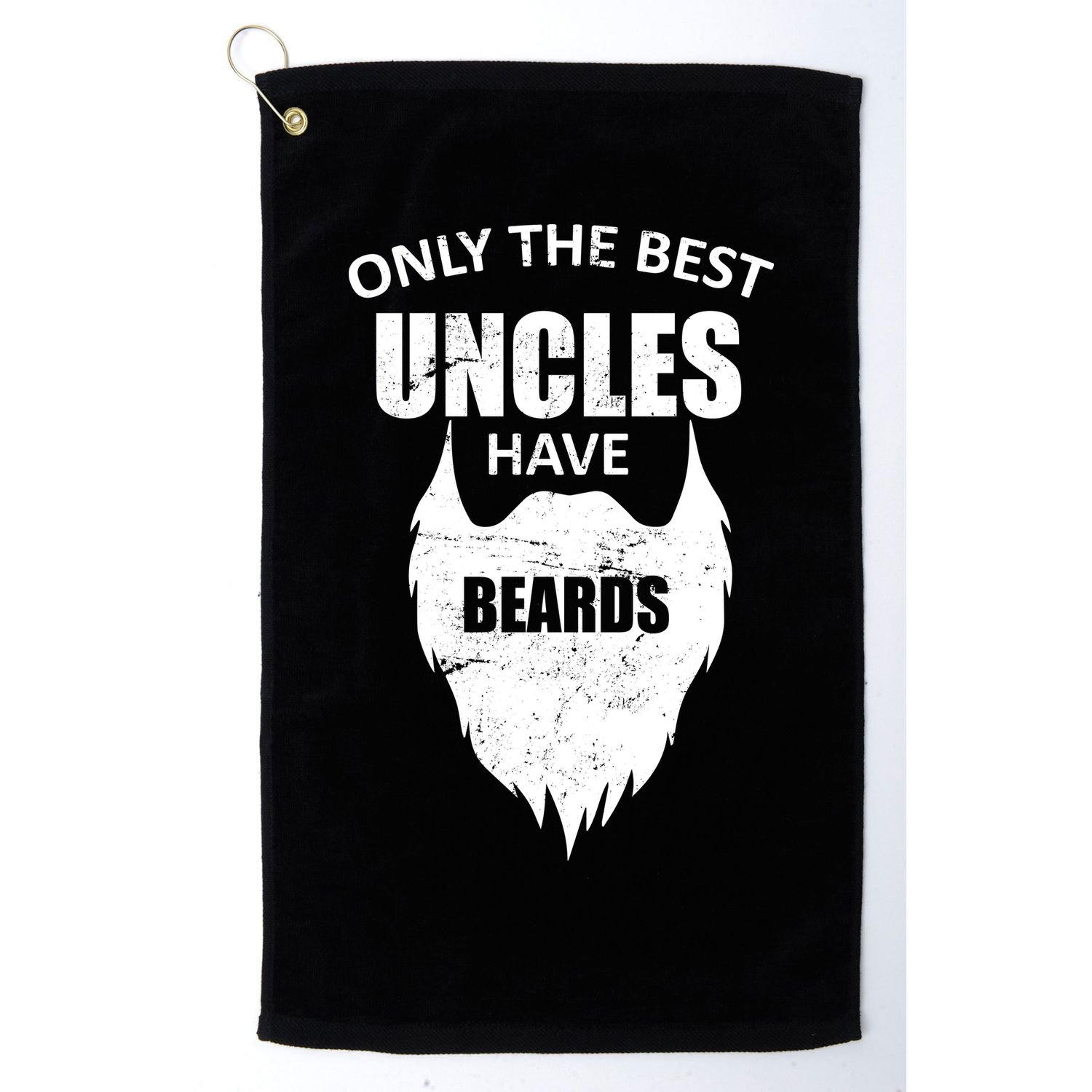 Only The Best Uncles Have Beards Golf Towel