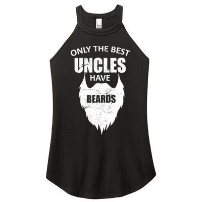 Only The Best Uncles Have Beards Women's Perfect Tri Rocker Tank