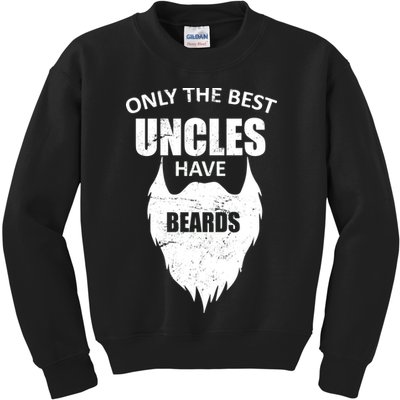 Only The Best Uncles Have Beards Kids Sweatshirt