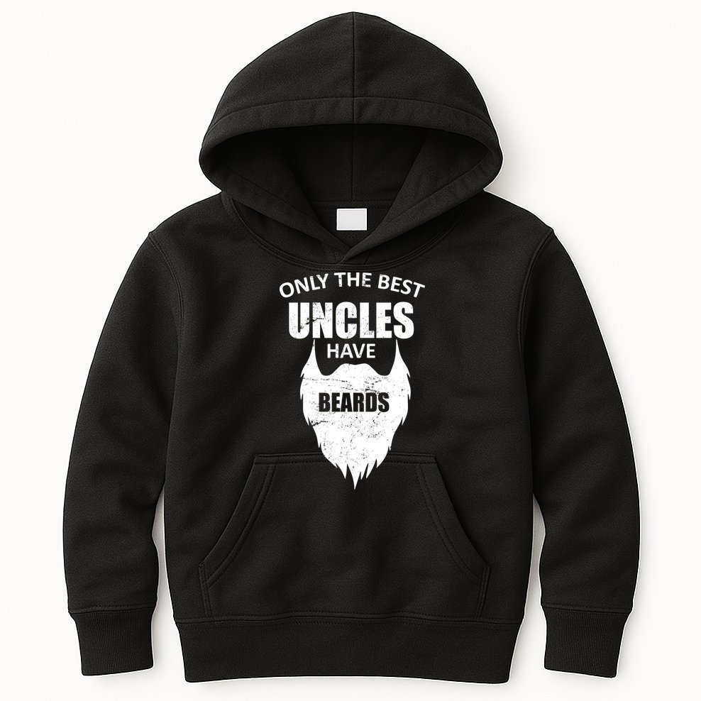 Only The Best Uncles Have Beards Kids Hoodie