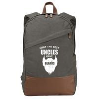 Only The Best Uncles Have Beards Cotton Canvas Backpack