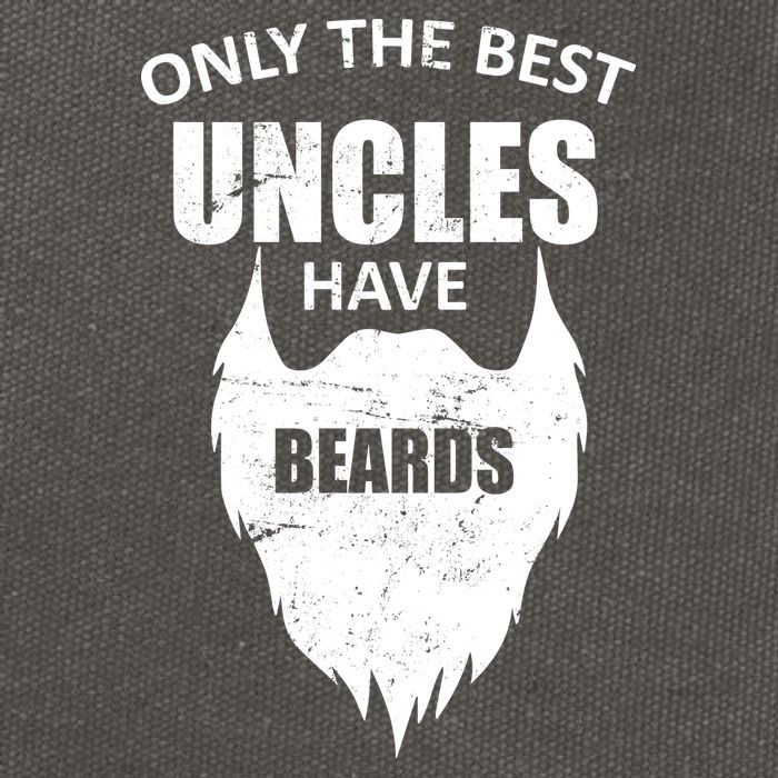 Only The Best Uncles Have Beards Cotton Canvas Backpack