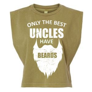 Only The Best Uncles Have Beards Garment-Dyed Women's Muscle Tee