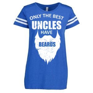 Only The Best Uncles Have Beards Enza Ladies Jersey Football T-Shirt