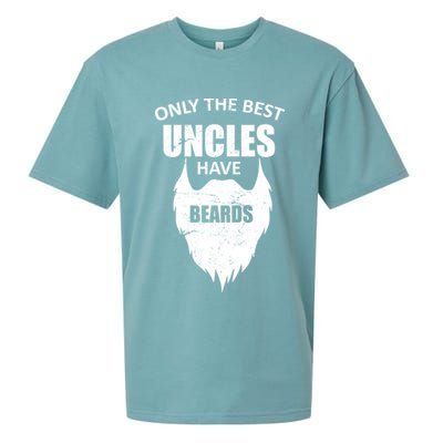 Only The Best Uncles Have Beards Sueded Cloud Jersey T-Shirt