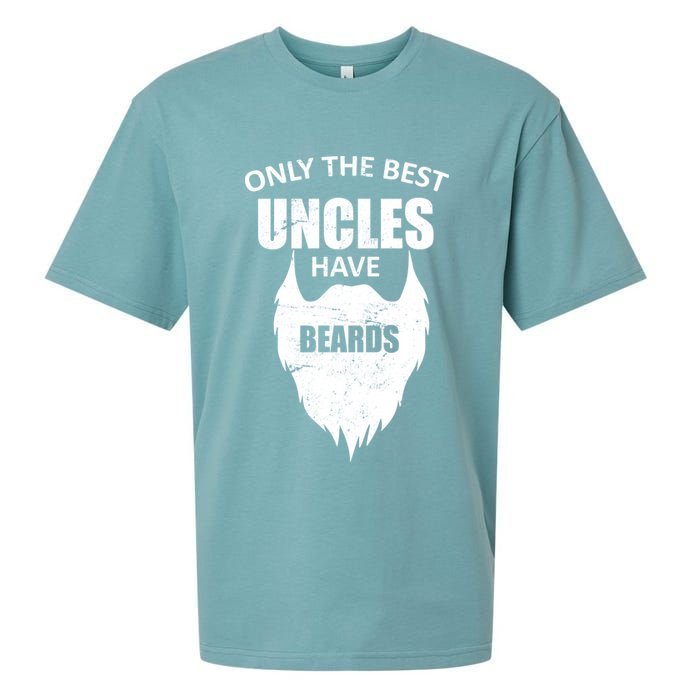 Only The Best Uncles Have Beards Sueded Cloud Jersey T-Shirt