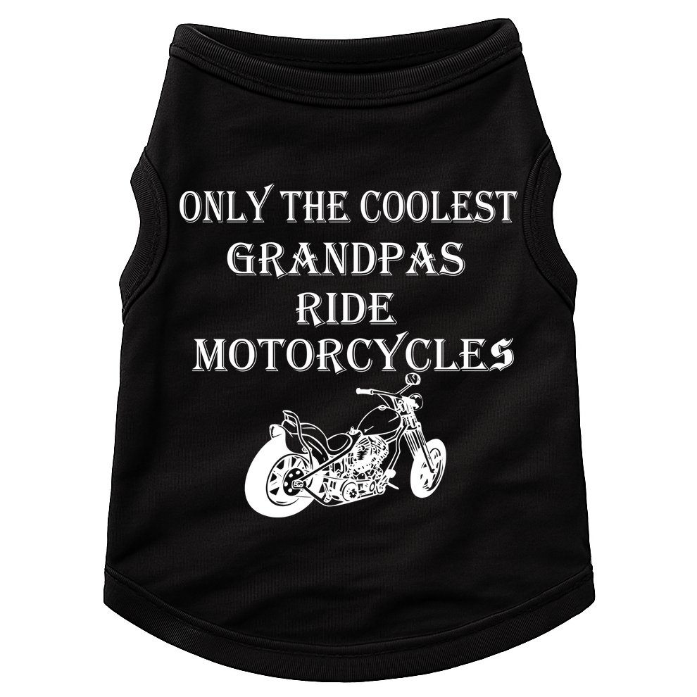 Only The Coolest Grandpas Ride Motorcycles Bike Doggie Tank