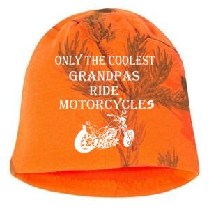 Only The Coolest Grandpas Ride Motorcycles Bike Kati - Camo Knit Beanie