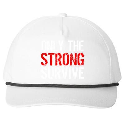 Only The Strong Survive Snapback Five-Panel Rope Hat