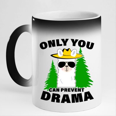 Only You Can Prevent Drama 11oz Black Color Changing Mug