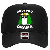 Only You Can Prevent Drama High Crown Mesh Back Trucker Hat