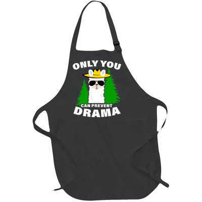 Only You Can Prevent Drama Full-Length Apron With Pockets