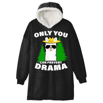 Only You Can Prevent Drama Hooded Wearable Blanket