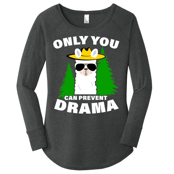 Only You Can Prevent Drama Women's Perfect Tri Tunic Long Sleeve Shirt