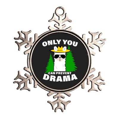 Only You Can Prevent Drama Metallic Star Ornament