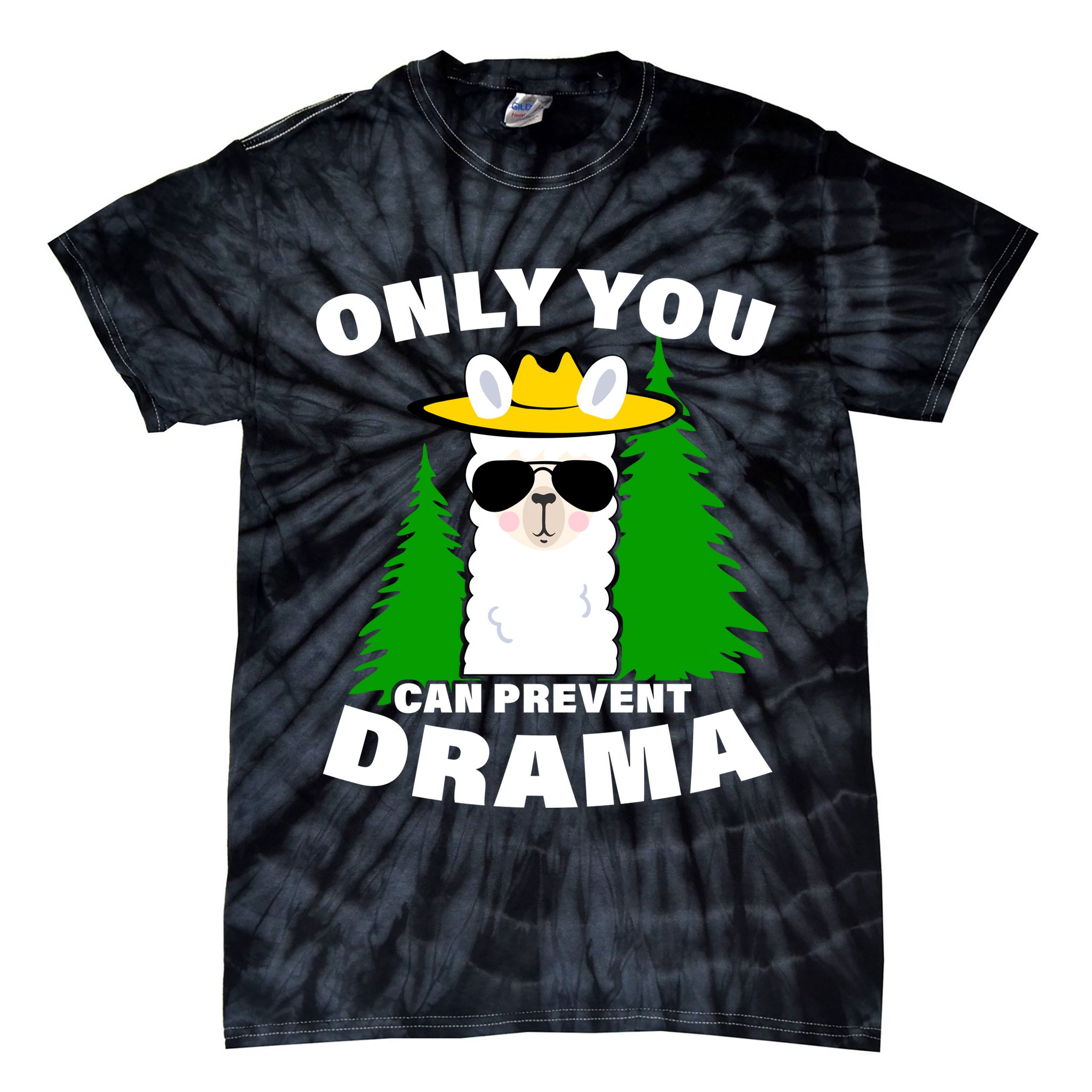 Only You Can Prevent Drama Tie-Dye T-Shirt