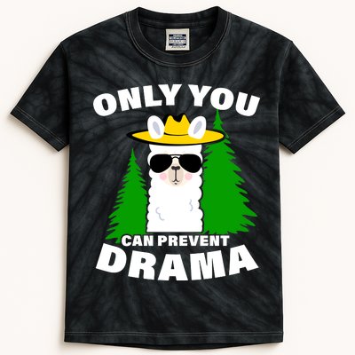 Only You Can Prevent Drama Kids Tie-Dye T-Shirt