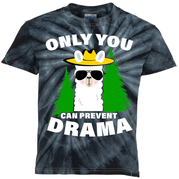 Only You Can Prevent Drama Kids Tie-Dye T-Shirt