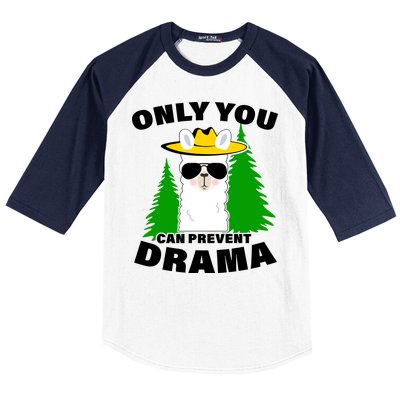 Only You Can Prevent Drama Baseball Sleeve Shirt