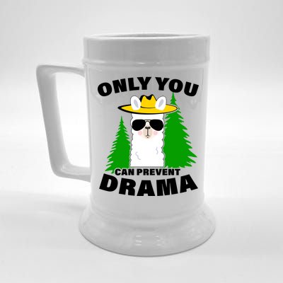 Only You Can Prevent Drama Beer Stein