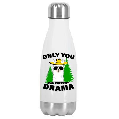 Only You Can Prevent Drama Stainless Steel Insulated Water Bottle