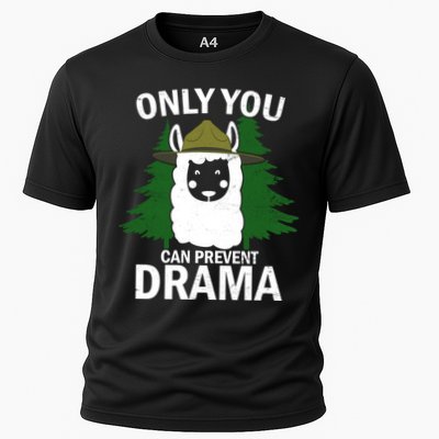 Only You Can Prevent Drama Funny LLama Performance Shirt