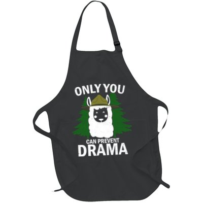 Only You Can Prevent Drama Funny LLama Apron