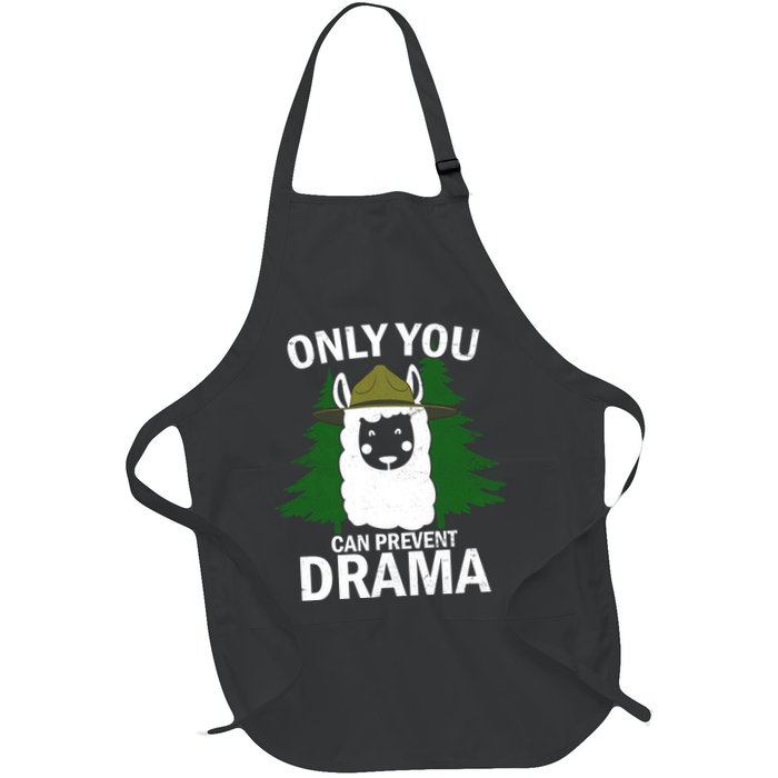 Only You Can Prevent Drama Funny LLama Apron