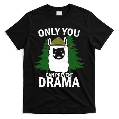 Only You Can Prevent Drama Funny LLama T-Shirt