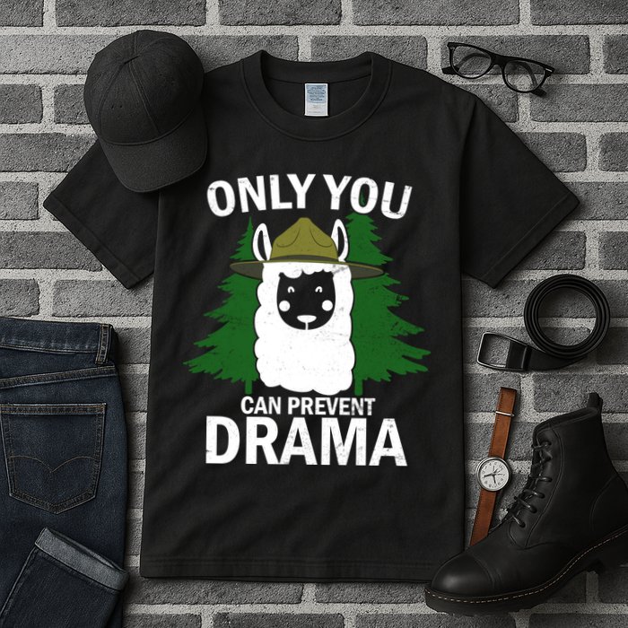 Only You Can Prevent Drama Funny LLama Tall T-Shirt